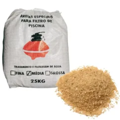 AREIA PARA FILTRO DE PISCINA 25KG