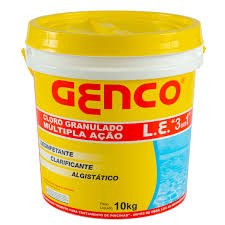CLORO 5 EM 1 PARA PISCINA 10KG - GENCO